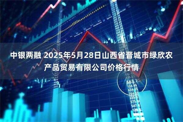 中银两融 2025年5月28日山西省晋城市绿欣农产品贸易有限公司价格行情