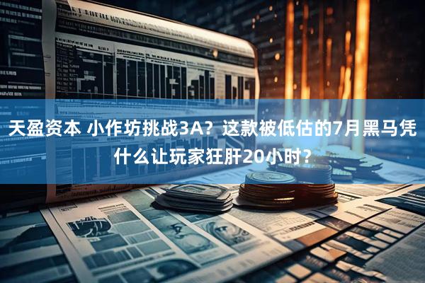 天盈资本 小作坊挑战3A？这款被低估的7月黑马凭什么让玩家狂肝20小时？